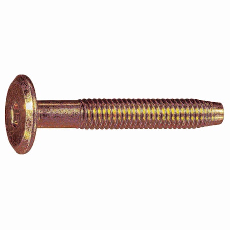 Midwest Fastener Binding Screw, 1.00mm (Coarse), Steel, Yellow Zinc, 8 PK 933626